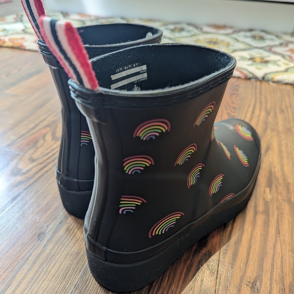 Hunter Boot Women's Play Mini Short Rain Boot Rainbow 10 Medium US - Picture 7 of 10